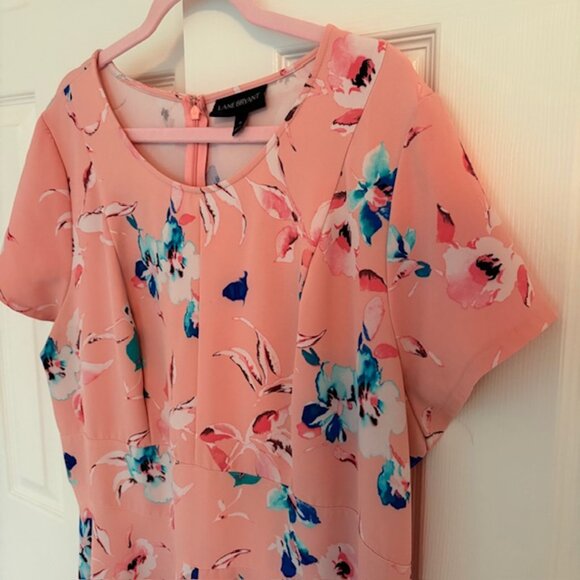 🌸 Lane Bryant Lena High-Low Midi Dress, Size 18 🌸 - Picture 2 of 12